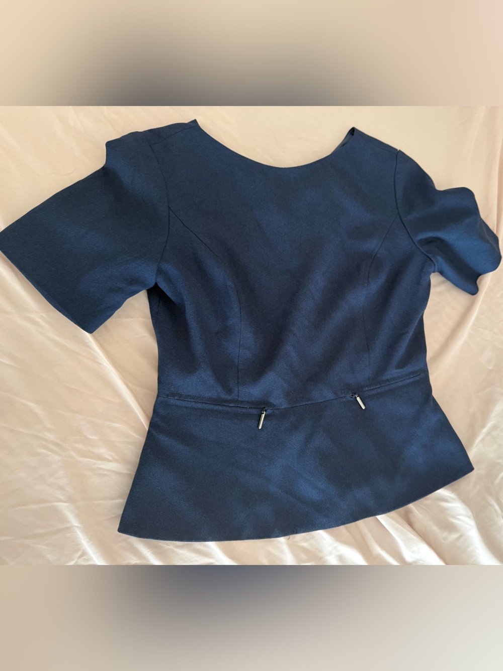 Vintage Kasper Navy Blue Petite Dress Jacket